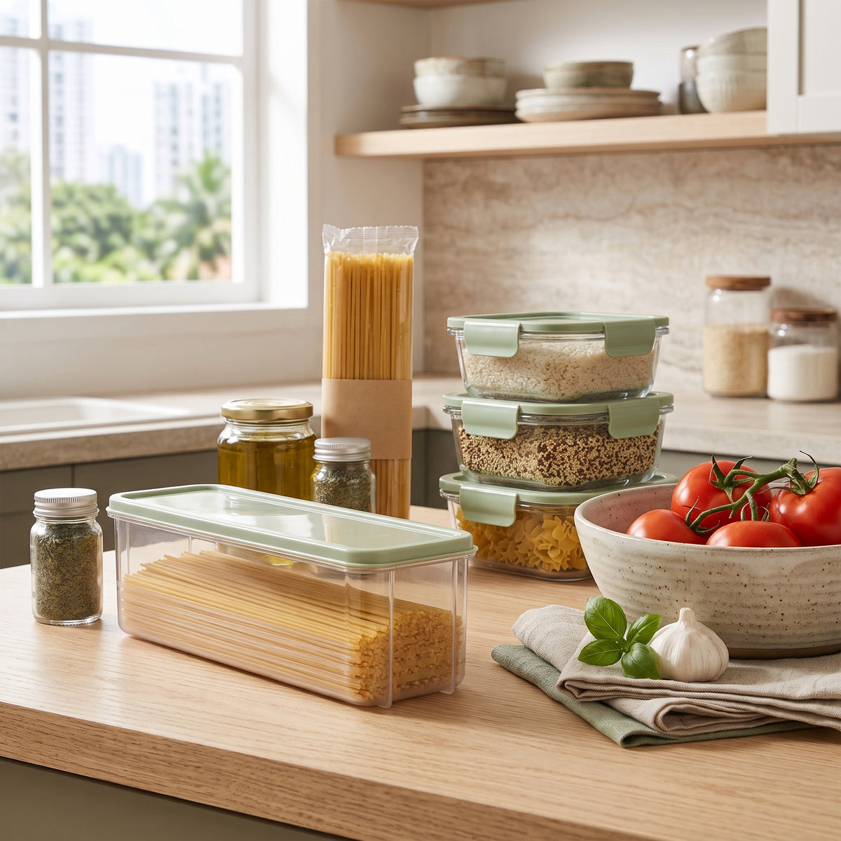 Food-Grade Airtight Noodle Storage Box