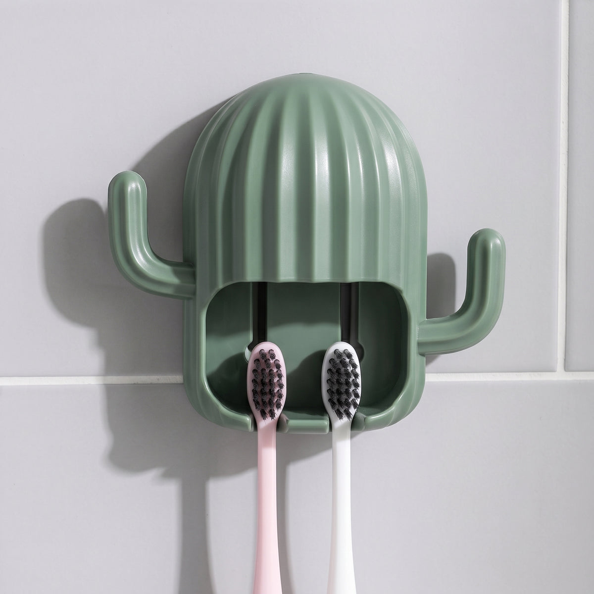 Multifunctional Cactus Toothbrush Holder
