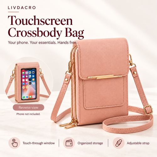 📱 Touchscreen Crossbody Bag