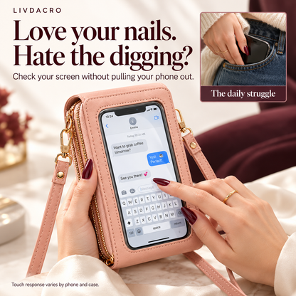 📱 Touchscreen Crossbody Bag