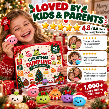 🎄Christmas Dumpling Advent Calendar- Merry Little Dumplings