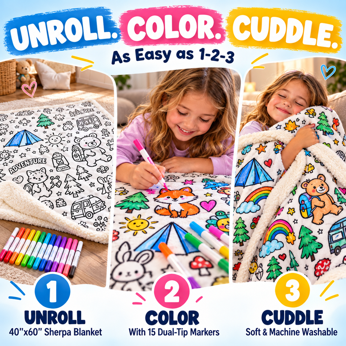 ColorDream™ Coloring Blanket