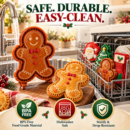 🎄 Christmas Mini Pie Molds – 16 Festive Designs