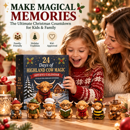 🎉24 Day Highland Cow Advent Calendar