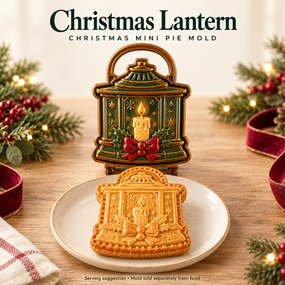 🎄 Christmas Mini Pie Molds – 16 Festive Designs