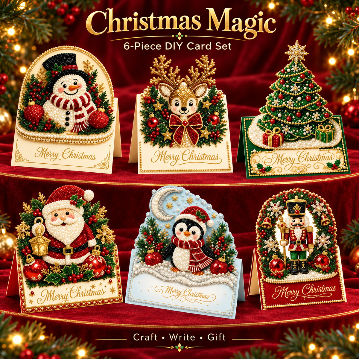 🎅DIY 3D Christmas Greeting Cards