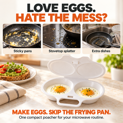 🎁 BUY 1 GET 1 FREE | Microwave Egg Poacher