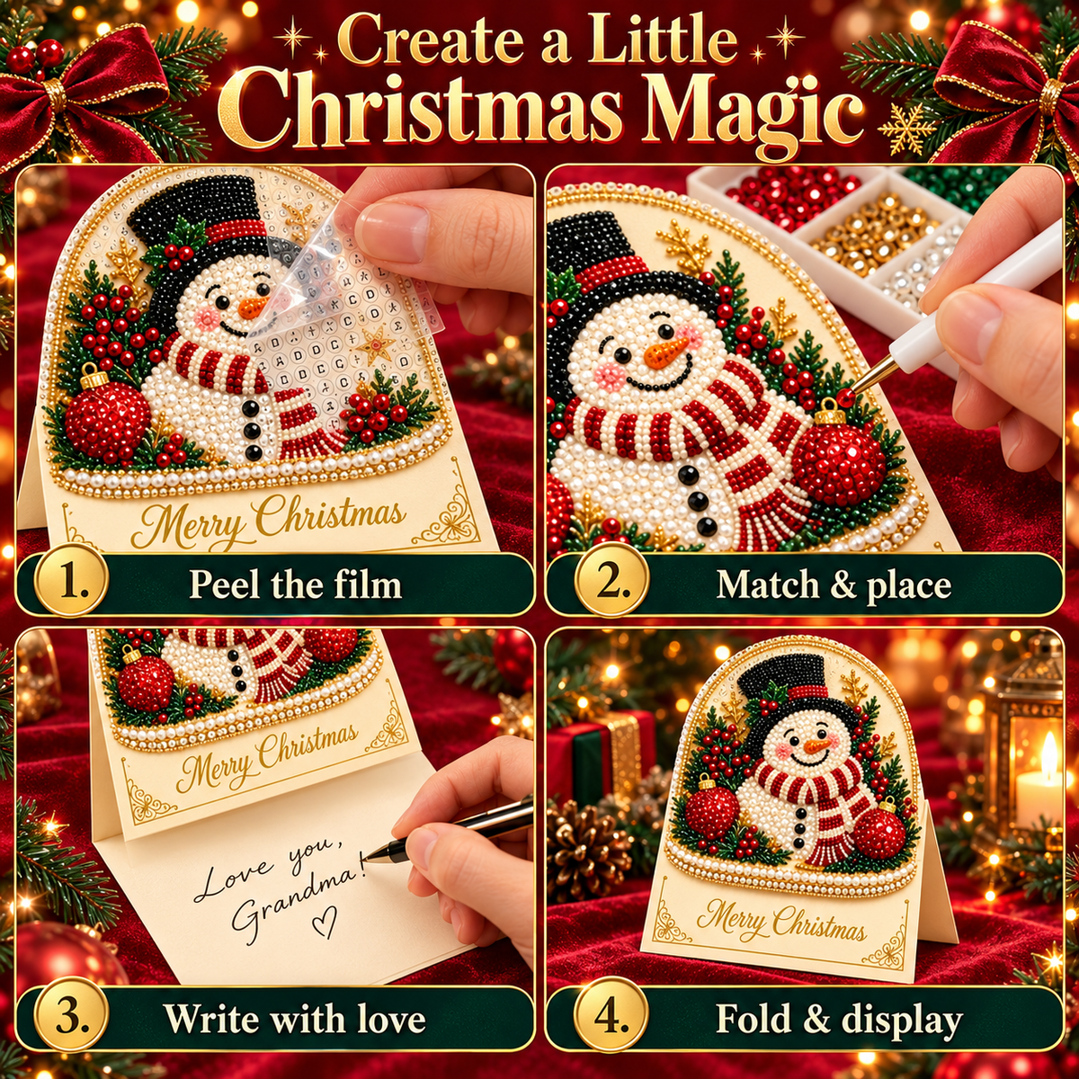 🎅DIY 3D Christmas Greeting Cards