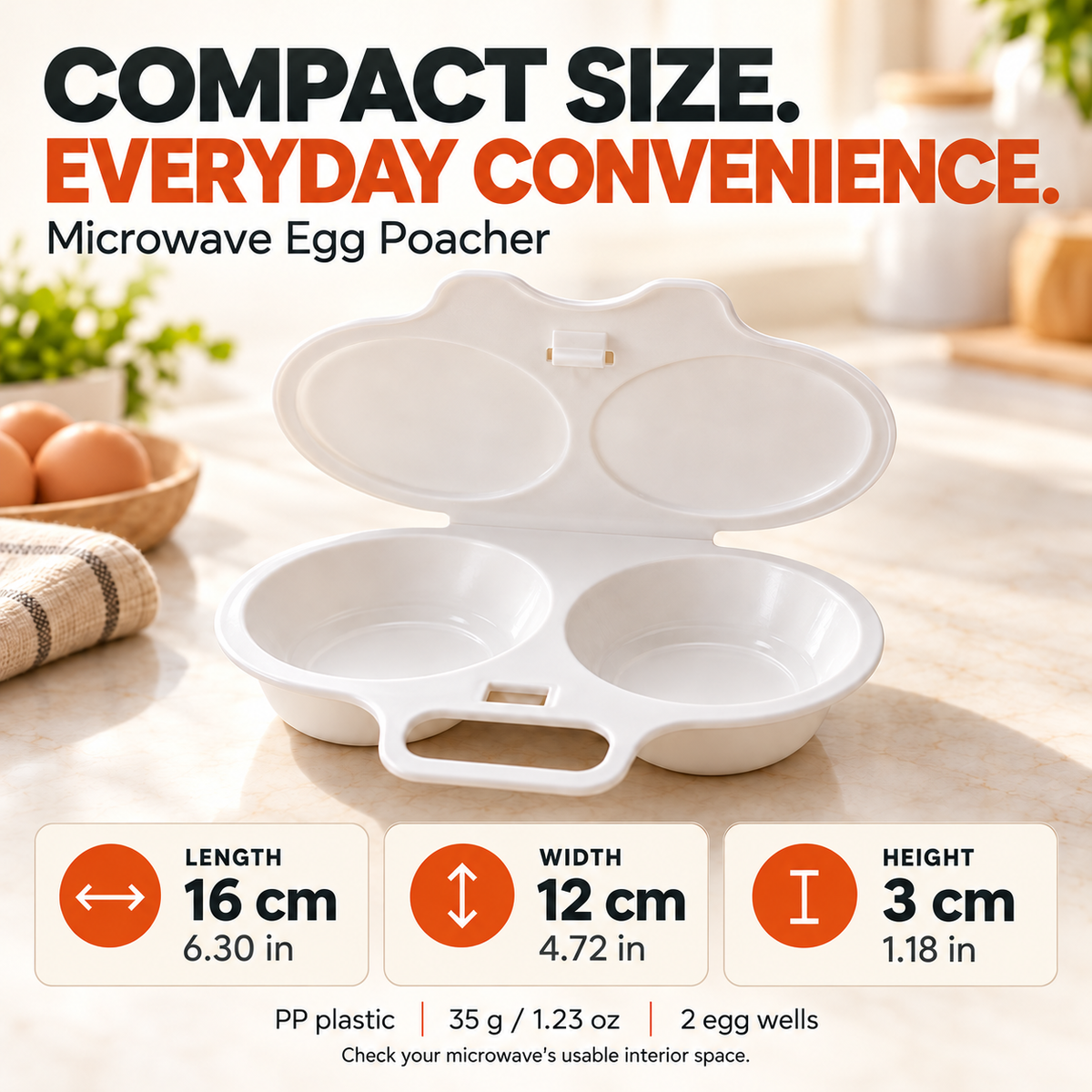 🎁 BUY 1 GET 1 FREE | Microwave Egg Poacher