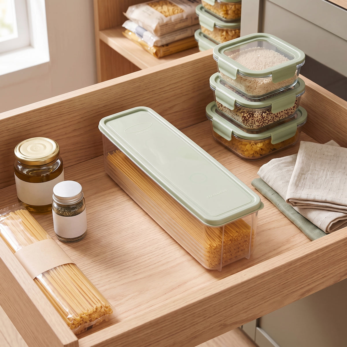Food-Grade Airtight Noodle Storage Box