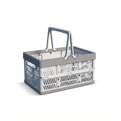 Portable Collapsible Plastic Storage Crate