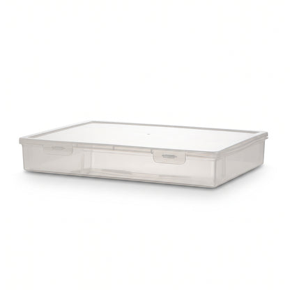 Large Transparent A4 File Storage Box