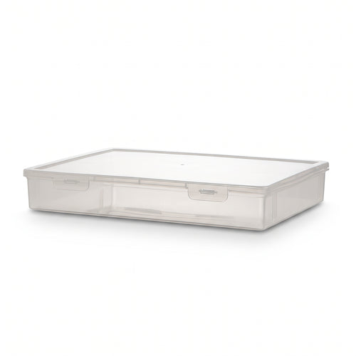 Large Transparent A4 File Storage Box