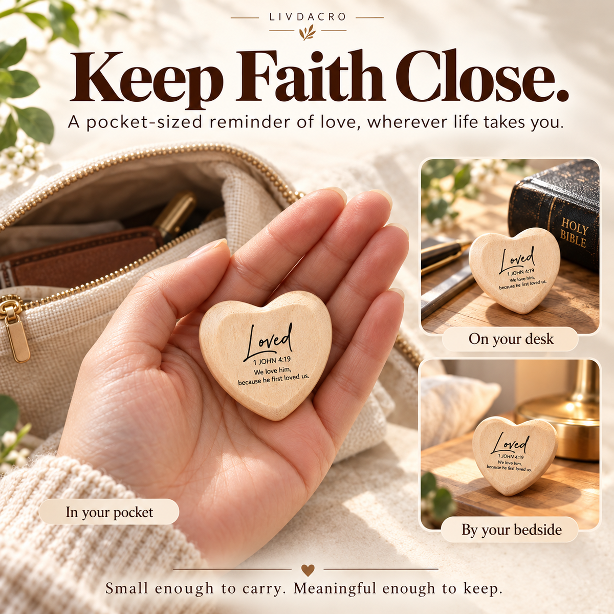 🔥50% OFF | Christian Pocket Hearts