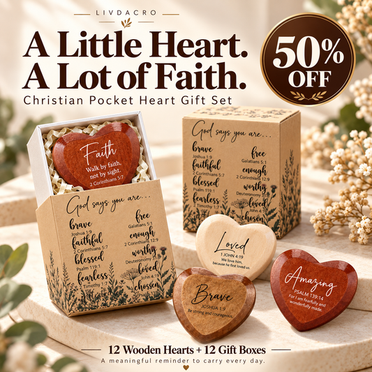 🔥50% OFF | Christian Pocket Hearts