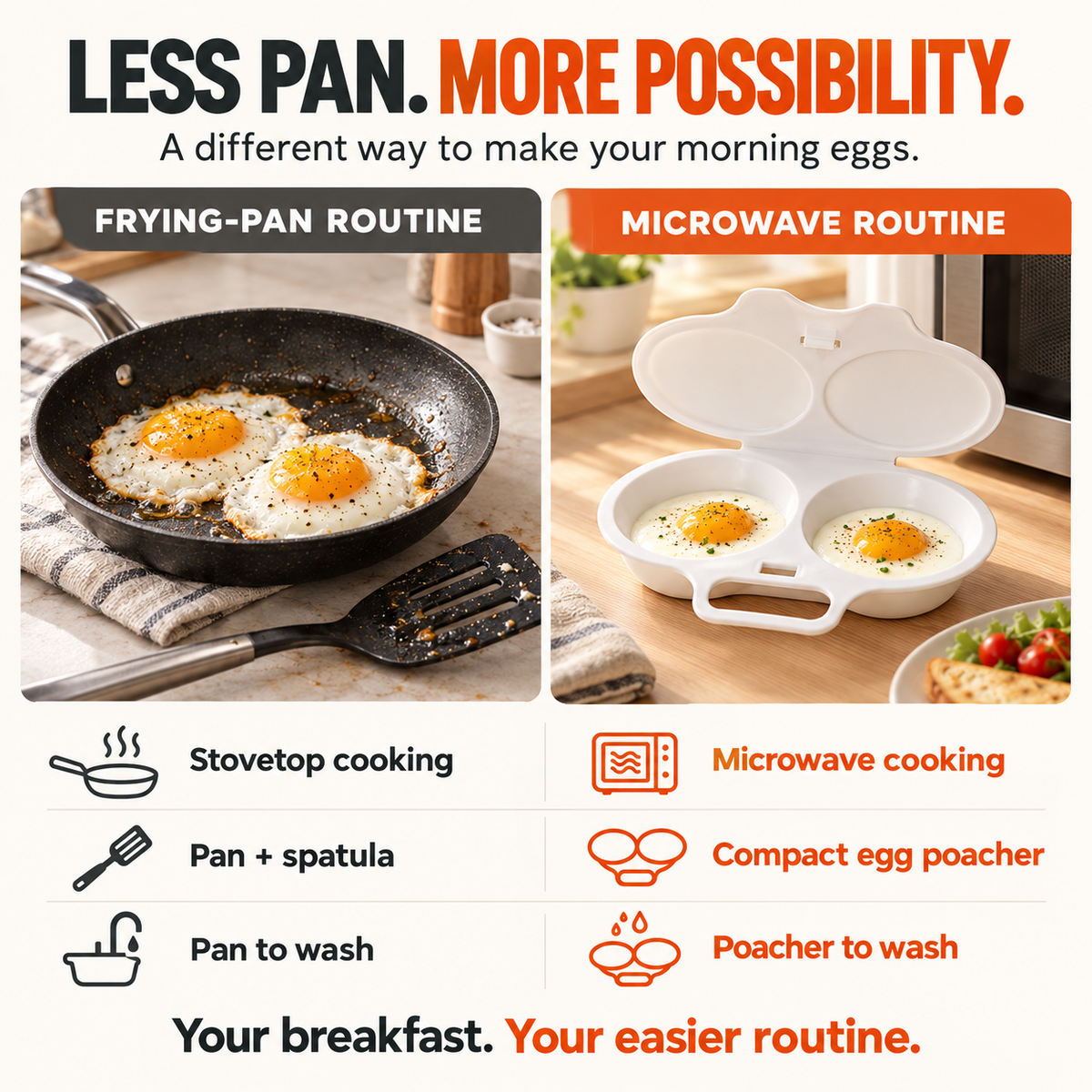 🎁 BUY 1 GET 1 FREE | Microwave Egg Poacher