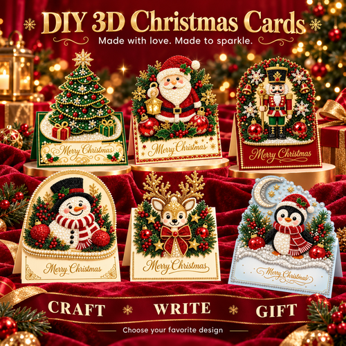 🎅DIY 3D Christmas Greeting Cards