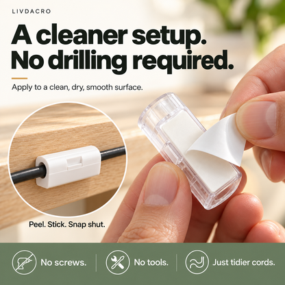 🔥Drill-Free Cable Clips