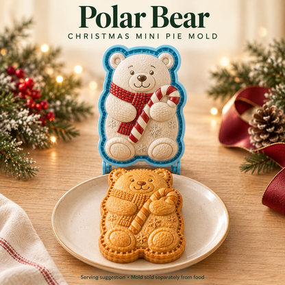 🎄 Christmas Mini Pie Molds – 16 Festive Designs