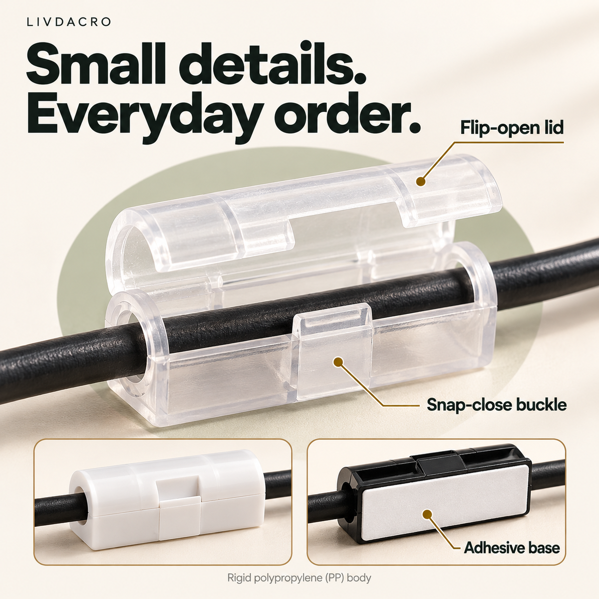 🔥Drill-Free Cable Clips