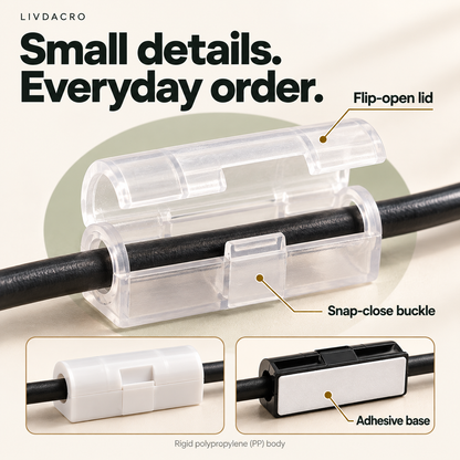 🔥Drill-Free Cable Clips