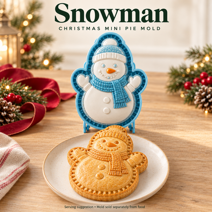 🎄 Christmas Mini Pie Molds – 16 Festive Designs