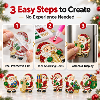DIY Christmas Fridge Magnet Kit