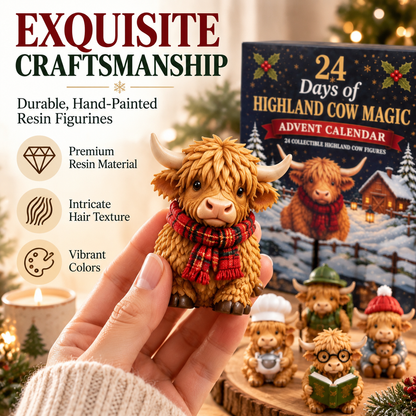 🎉24 Day Highland Cow Advent Calendar