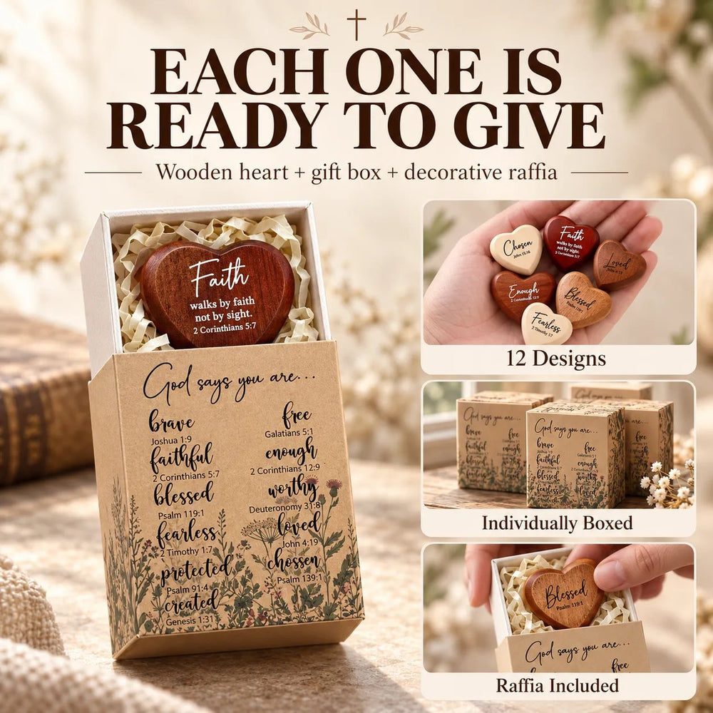 Pocket heart gift presentation