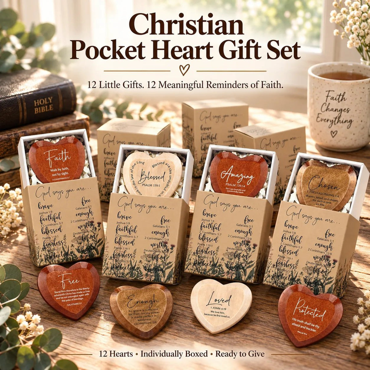🔥50% OFF | Christian Pocket Hearts