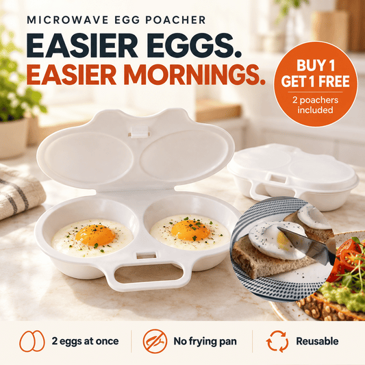 🎁 BUY 1 GET 1 FREE | Microwave Egg Poacher